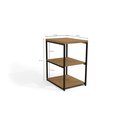 Ver imagem 2 de Li004-frprf - Mesa de Apoio 0,45mt Freijo/preto Fosco de Madeira