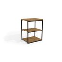 Ver imagem 1 de Li004-frprf - Mesa de Apoio 0,45mt Freijo/preto Fosco de Madeira