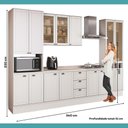 Ver imagem 6 de Cozinha Completa Milla Space 15 Portas 3 Gavetas MDF 340cm Branco