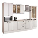 Ver imagem 3 de Cozinha Completa Milla Space 15 Portas 3 Gavetas MDF 340cm Branco