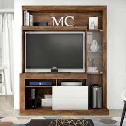 Estante para TV até 42 Polegadas 2 Portas Siberian Caemmun Flex Color - 2