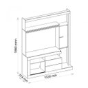 Ver imagem 4 de Estante para TV até 42 Polegadas 2 Portas Siberian Caemmun Flex Color