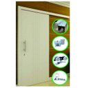 Ver imagem 1 de Kit Trilho de Alumínio Branco para Porta de Correr com 2,00 Metros Al-Fer