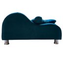Ver imagem 2 de Puff Pet Cama Estofada com Almofada para Cachorro Amora E01 Suede Verde - Inoviza