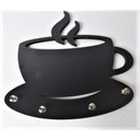 Ver imagem 2 de Porta chaves Xícara em MDF Preto