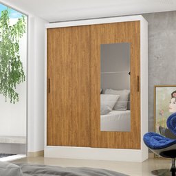 Guarda-roupa Belem 2 Portas de Correr 2 Gavetas com Espelho - 2