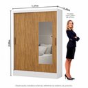 Ver imagem 3 de Guarda-roupa Belem 2 Portas de Correr 2 Gavetas com Espelho