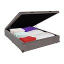 Ver imagem 1 de Cama Box Baú Casal Cinza V-store 138x188x44