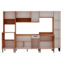 Ver imagem 3 de Cozinha Completa 12 Portas 1 Gaveta 100% Mdf Cm0071 Freijó/off White - Genialflex