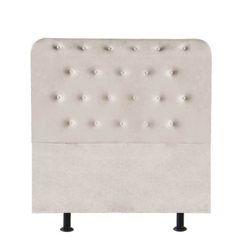 Cabeceira para Cama Box Solteiro 90 Cm Brenda:bege