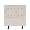 Ver imagem 1 de Cabeceira para Cama Box Solteiro 90 Cm Brenda:bege