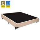 Ver imagem 2 de Cama Box Casal Sintético + Colchão de Espuma D33 - Sereneprime - 138cm Bege