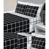Jogo de lençol para cama casal king lindo com 4 peças jogo de cama moderno macio - 2