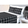 Jogo de lençol para cama casal king lindo com 4 peças jogo de cama moderno macio - 3