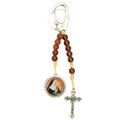 Ver imagem 2 de Chaveiro Dezena Santa Rita de Cássia Marrom