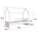 Ver imagem 6 de Cama Infantil Montessoriana Branca e Rosa Completa