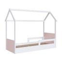 Ver imagem 1 de Cama Infantil Montessoriana Branca e Rosa Completa