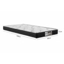 Ver imagem 2 de Colchão Solteiro Anti Alérgico D33 Liso Sleep 88x12cm Gold Branco/Preto