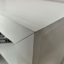 Ver mais imagens de Armário de Canto para Escritório Aberto 4 Prateleiras Branco ME4132