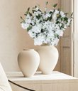 Ver imagem 3 de 10 Ramos Flores Primavera Bougainville Branco 80cm Artificiais