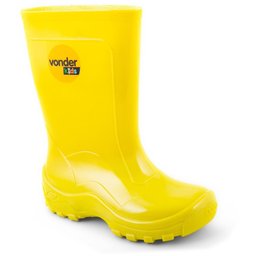 Bota Infantil Amarela Pvc com Forro Tam. 20/21 Vonder - 6