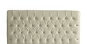 Ver imagem 2 de Kit Estrela Cabeceira De Cama Painel e Calçadeira Baú Botão Cristal King 195 cm Suede Porcelana Eli