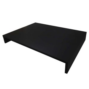 Tampa de Proteção Fogão Cooktop 2 Bocas em Mdf Preto