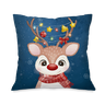 Kit com 4 Capas para Almofadas Natalinas Rena e Noel Cute - 3