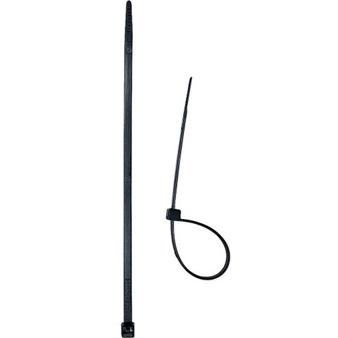 Abraçadeira de Nylon 283x4,8x1,5 mm Tramontina Preta