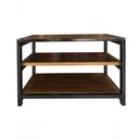 Ver imagem 3 de Banco Sapateira Ferro E Madeira Organizar Sapatos Imbuia