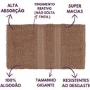 Ver imagem 4 de Jogo de Toalhas de Banho 4 Peças 100% Algodão Alta Absorção (2 Banho + 2 Rosto ) Padrão Hotel/