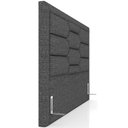 Ver imagem 2 de Cabeceira Cama Box Queen 160cm Estofada Nora P05 Linho Cinza Escuro