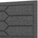 Ver imagem 4 de Cabeceira Cama Box Queen 160cm Estofada Nora P05 Linho Cinza Escuro