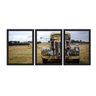 Kit 3 Quadros Decorativos Carro Antigo Abandonado - 2