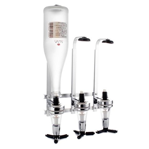 Dispenser de Bebidas Dispensador Dosador De Parede 3 Garrafas