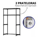 Ver imagem 5 de Organizador Prateleira Cozinha Banheiro 2 Andares Sapateira Armario