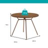Conjunto Sala de Jantar 4 Cadeiras San Francisco Carraro - 5