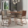 Conjunto Sala de Jantar 4 Cadeiras San Francisco Carraro - 2