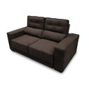 Ver imagem 3 de Sofá Retrátil Reclinável 3 lugares 1,80m Rubia Suede Marrom