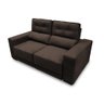 Sofá Retrátil Reclinável 3 lugares 1,80m Rubia Suede Marrom - 3