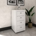 Ver imagem 1 de Gaveteiro 4 Gavetas ME4133 Branco