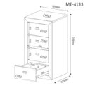 Ver imagem 5 de Gaveteiro 4 Gavetas ME4133 Branco