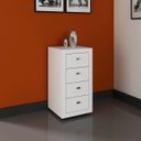 Ver imagem 7 de Gaveteiro 4 Gavetas ME4133 Branco