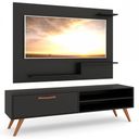 Ver imagem 6 de Rack com Painel para Tv até 43 Polegadas Toronto 1 Porta Preto - Panorama Móveis