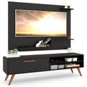 Ver imagem 3 de Rack com Painel para Tv até 43 Polegadas Toronto 1 Porta Preto - Panorama Móveis