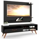 Ver imagem 5 de Rack com Painel para Tv até 43 Polegadas Toronto 1 Porta Preto - Panorama Móveis