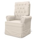 Ver mais imagens de Kit 02 Poltronas de Amamentação e Descanso com Balanço Laís G05 Veludo Creme - Mpozenato