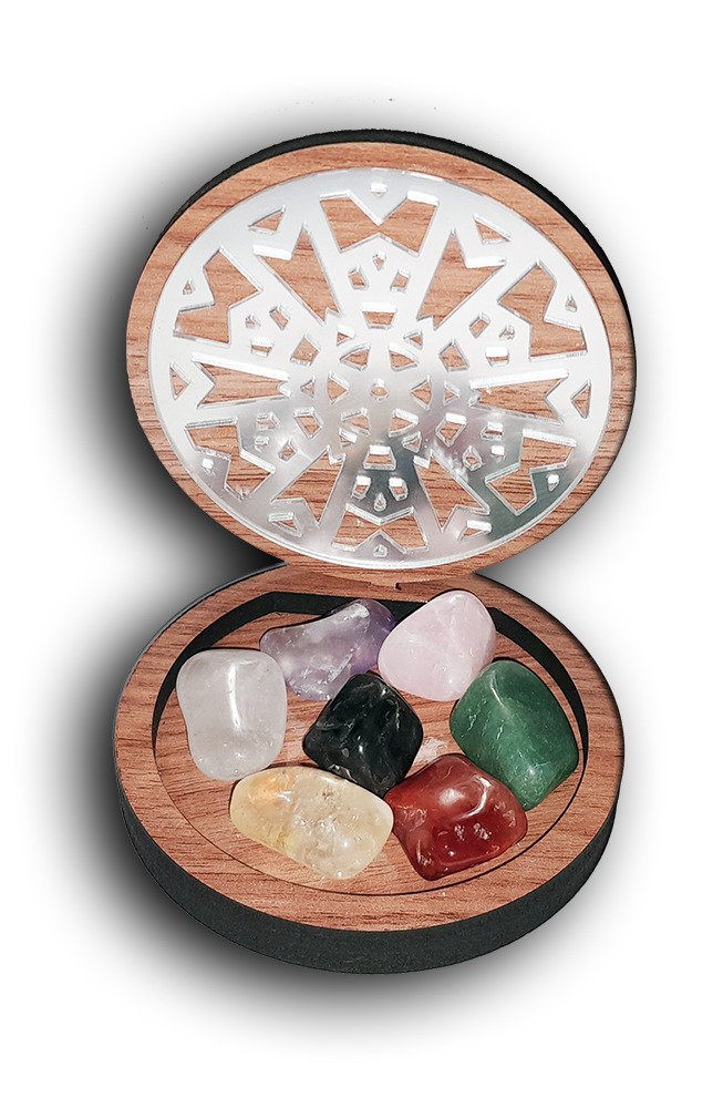 Kit Pedras da Sorte e das Boas Energias Decoramix Kit da sorte