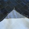 Tapete de Couro Preto 1,00x1,50 com Bordas - 3