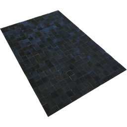 Tapete de Couro Preto 1,00x1,50 com Bordas - 2